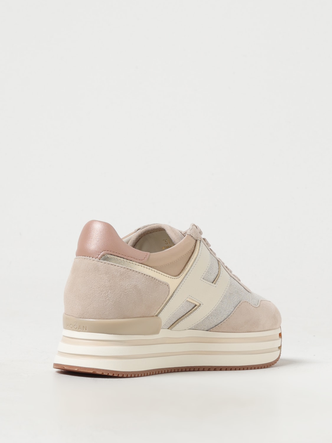 HOGAN SNEAKERS: Sneakers woman Hogan, Nude - Img 3