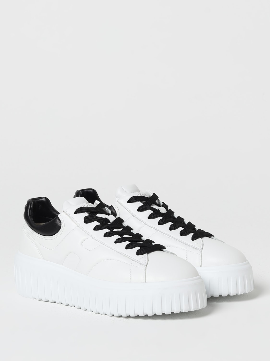 HOGAN SNEAKERS: Hogan Nappa leather sneakers, White - Img 2