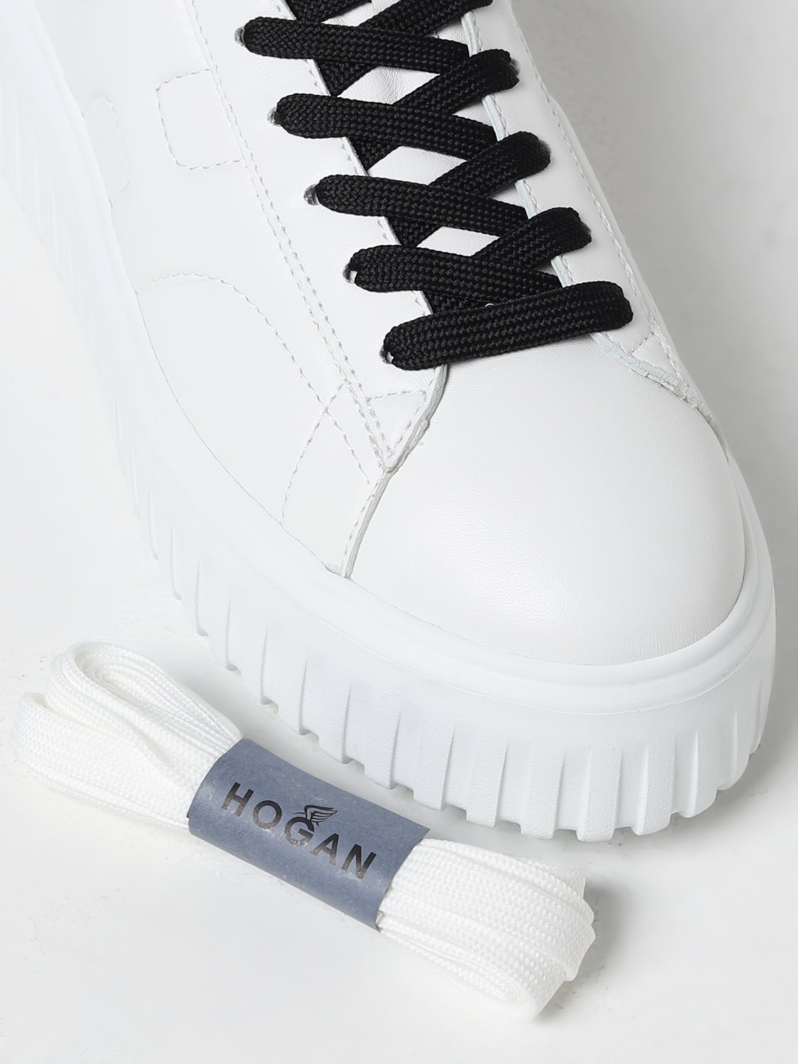 HOGAN SNEAKERS: Hogan Nappa leather sneakers, White - Img 4