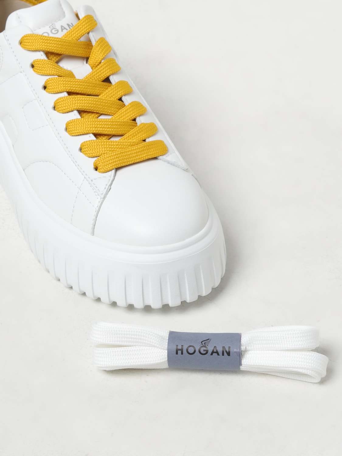 HOGAN BASKETS: Baskets femme Hogan, Blanc 1 - Img 4