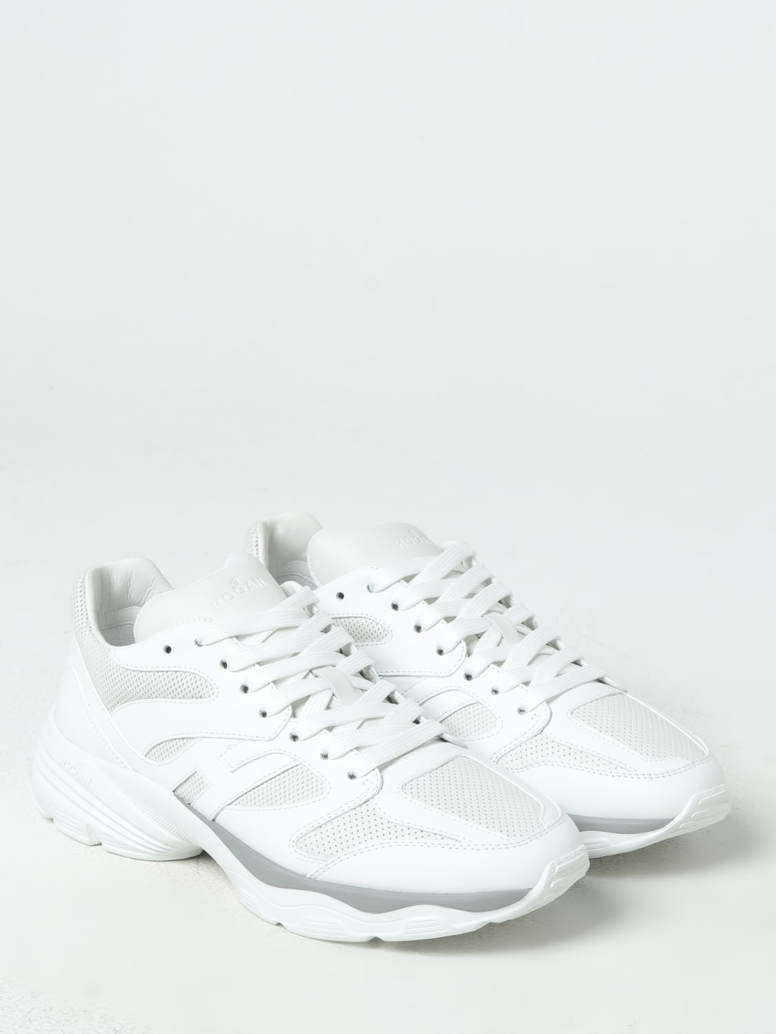 HOGAN SNEAKERS: Sneakers H665 Hogan in pelle , Bianco - Img 2