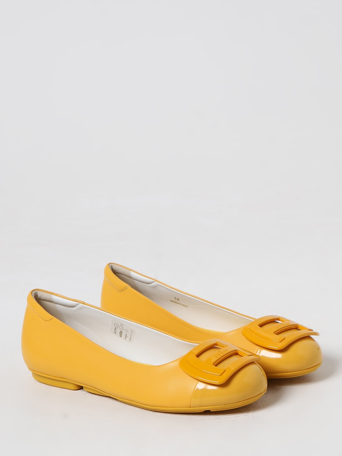 HOGAN BALLET FLATS: Shoes woman Hogan, Yellow - Img 2