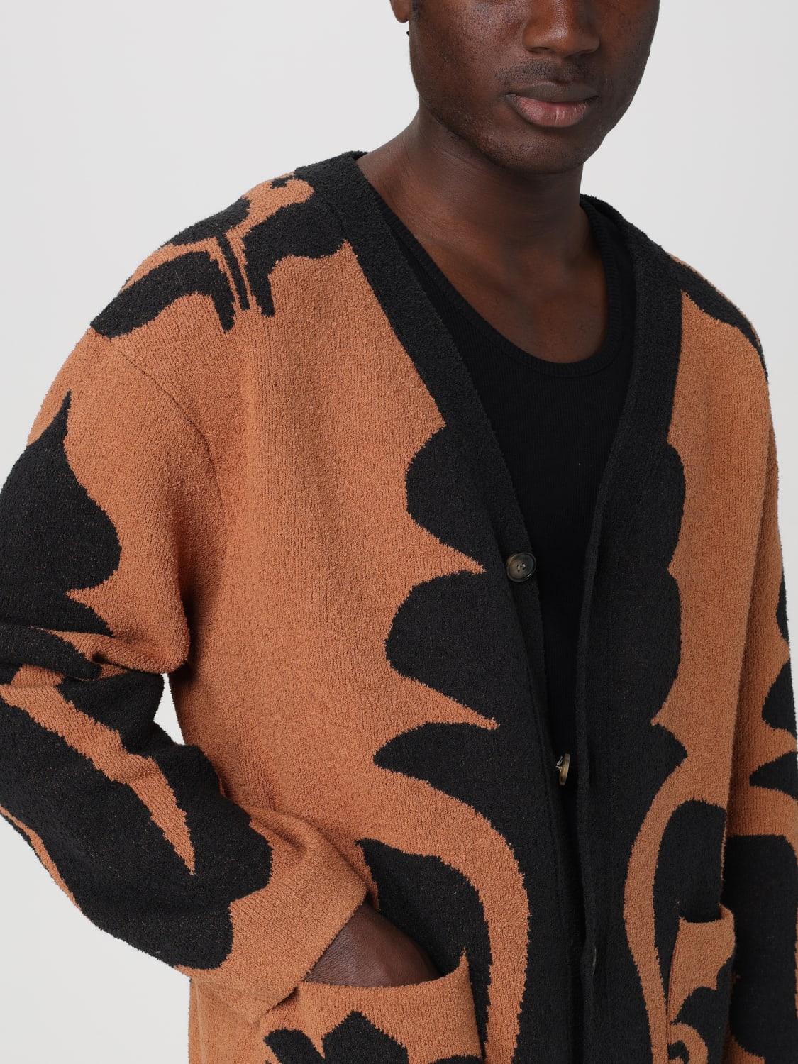 NANUSHKA CARDIGAN: Pull homme Nanushka, Marron - Img 5