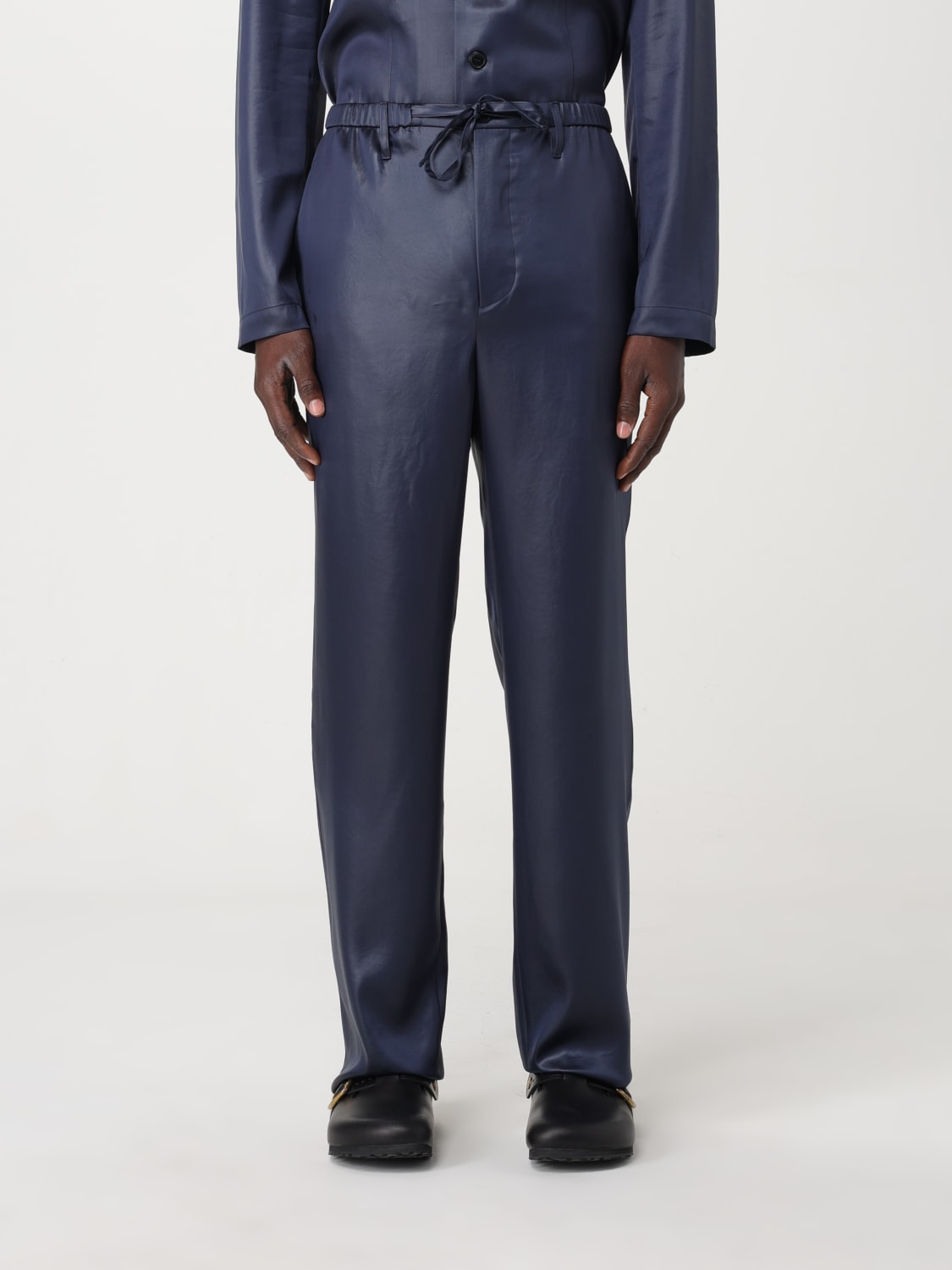 NANUSHKA PANTS: Nanushka men's pants, Navy - Img 1