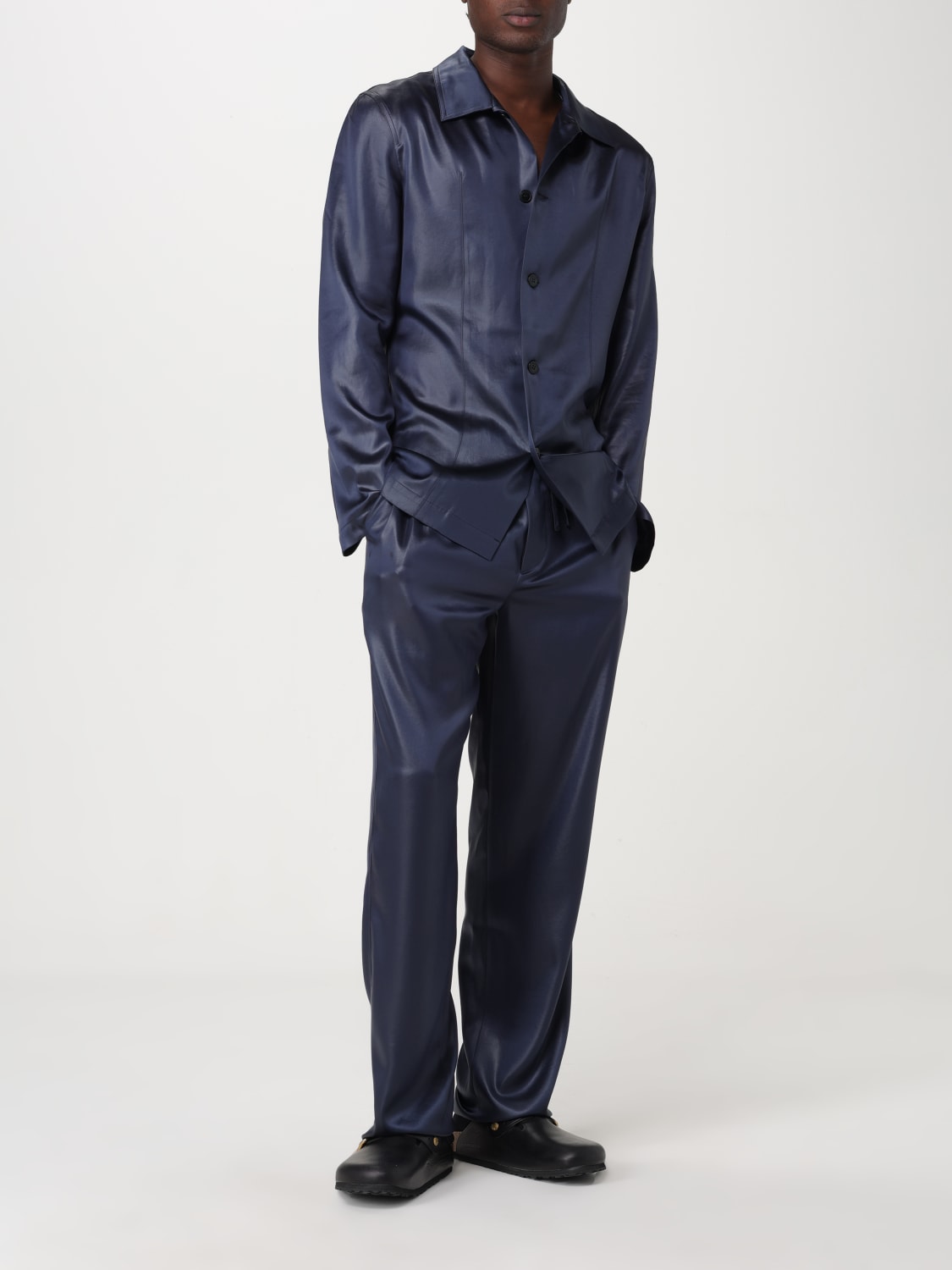 NANUSHKA PANTS: Nanushka men's pants, Navy - Img 2