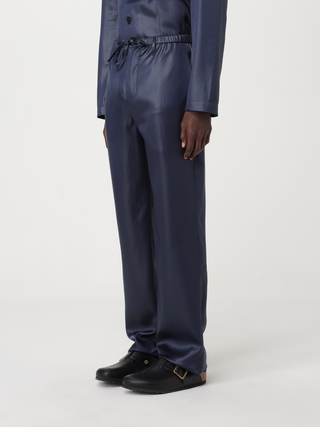 NANUSHKA PANTS: Nanushka men's pants, Navy - Img 4