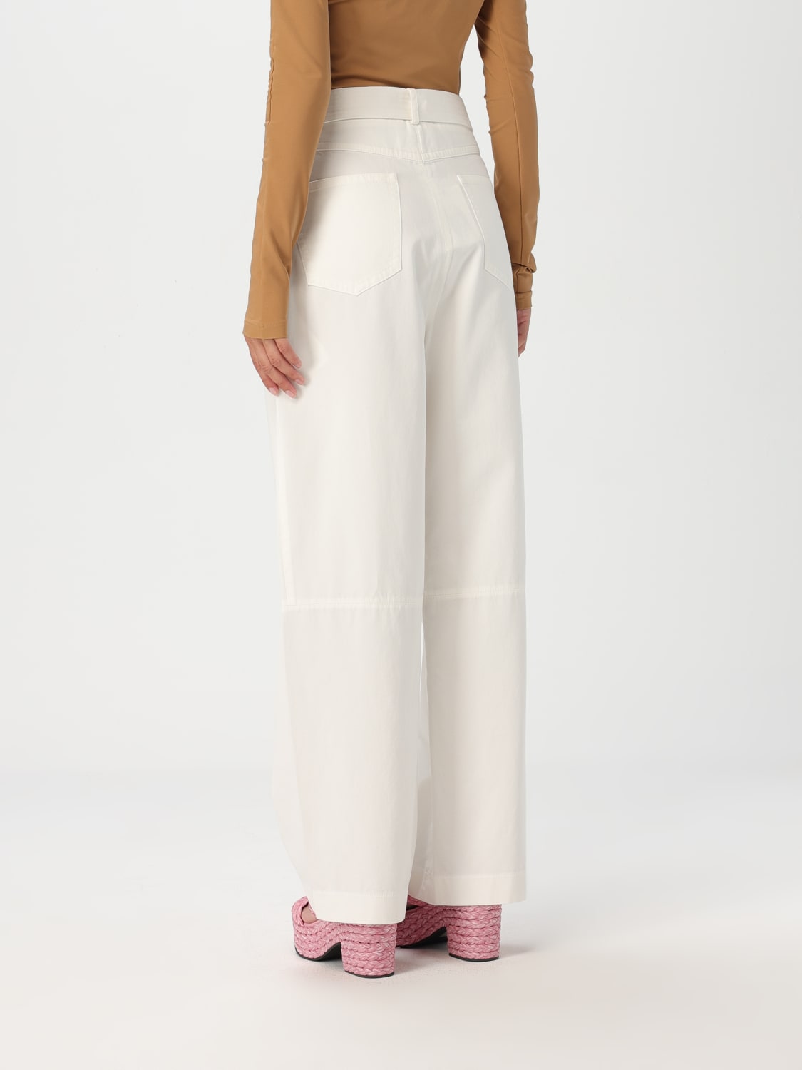 NANUSHKA HOSE: Hose damen Nanushka, Yellow Cream - Img 2