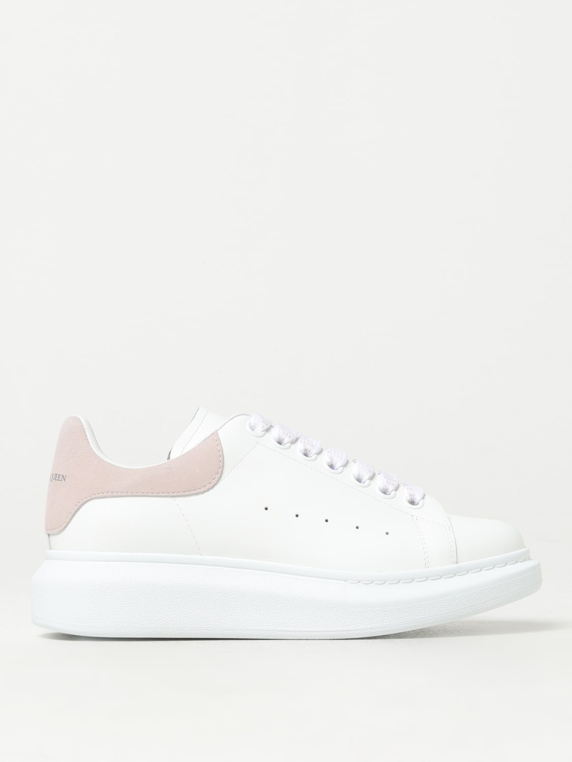 MCQUEEN SNEAKERS: Sneakers Larry McQueen in pelle, Bianco 1 - Img 1
