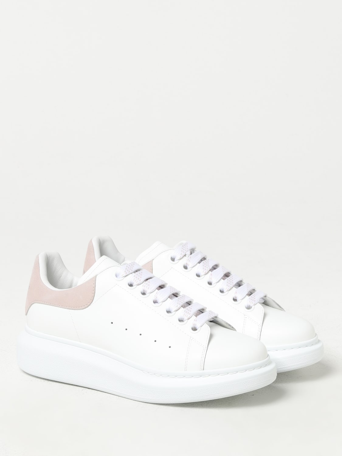 MCQUEEN SNEAKERS: Sneakers Larry McQueen in pelle, Bianco 1 - Img 2