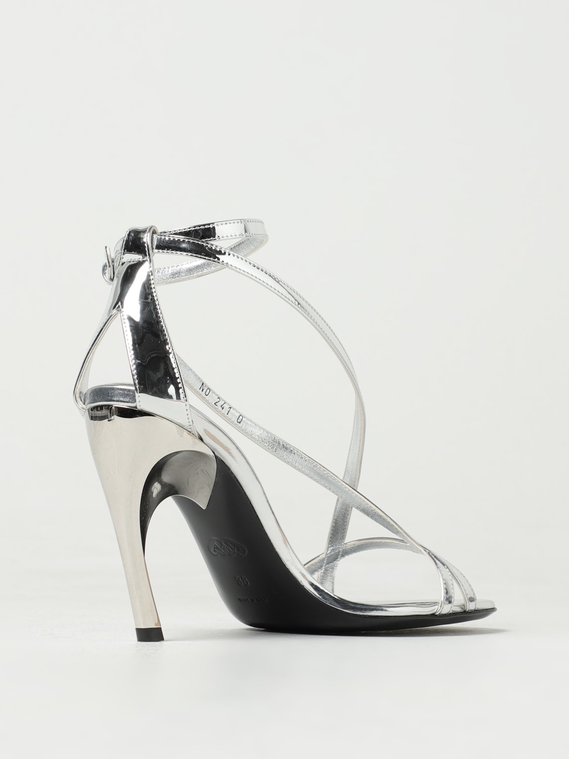 ALEXANDER MCQUEEN HEELED SANDALS: Shoes woman Alexander McQueen, Silver - Img 3