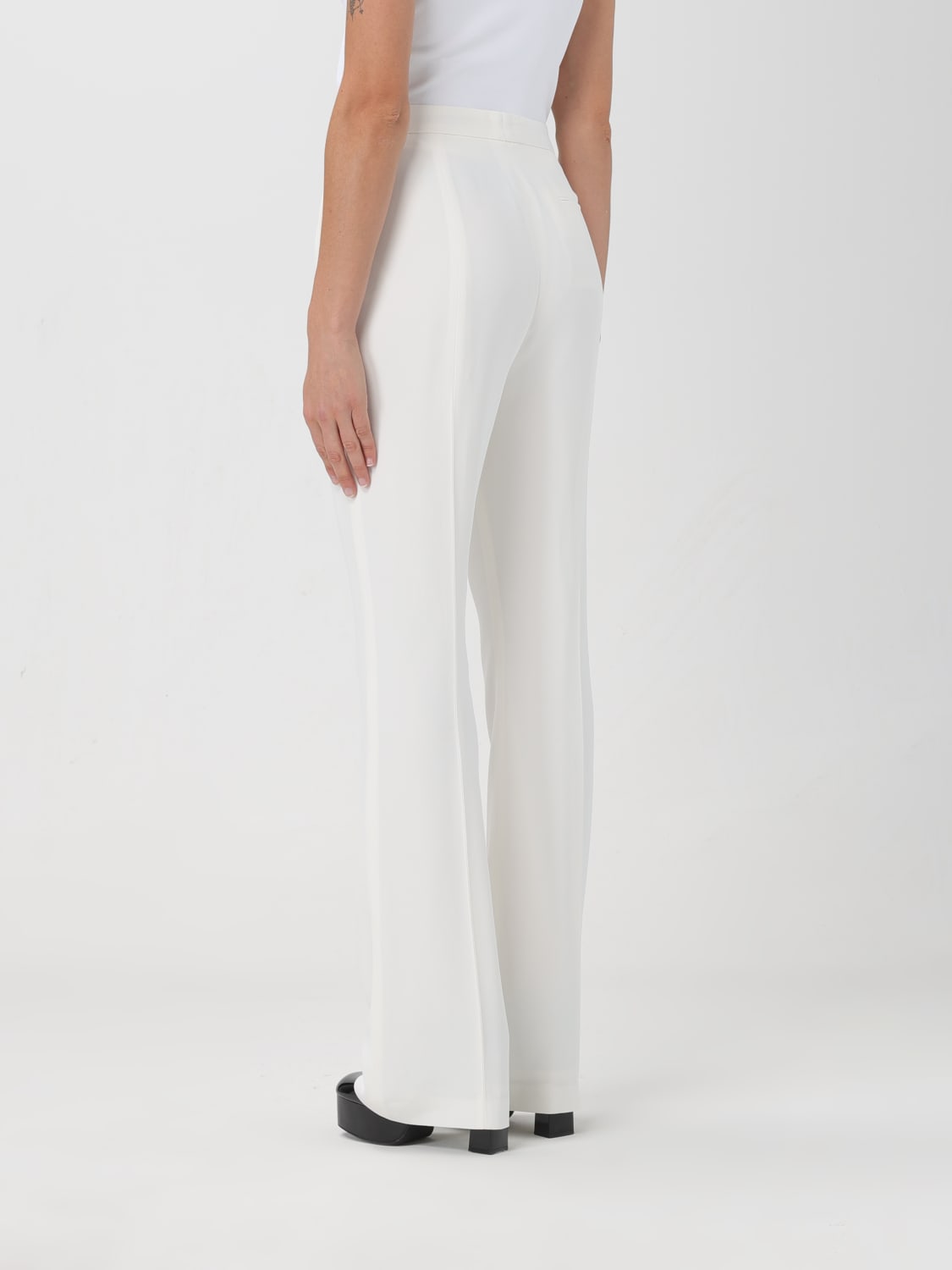 ALEXANDER MCQUEEN PANTALON: Pantalon femme Alexander McQueen, Blanc - Img 2