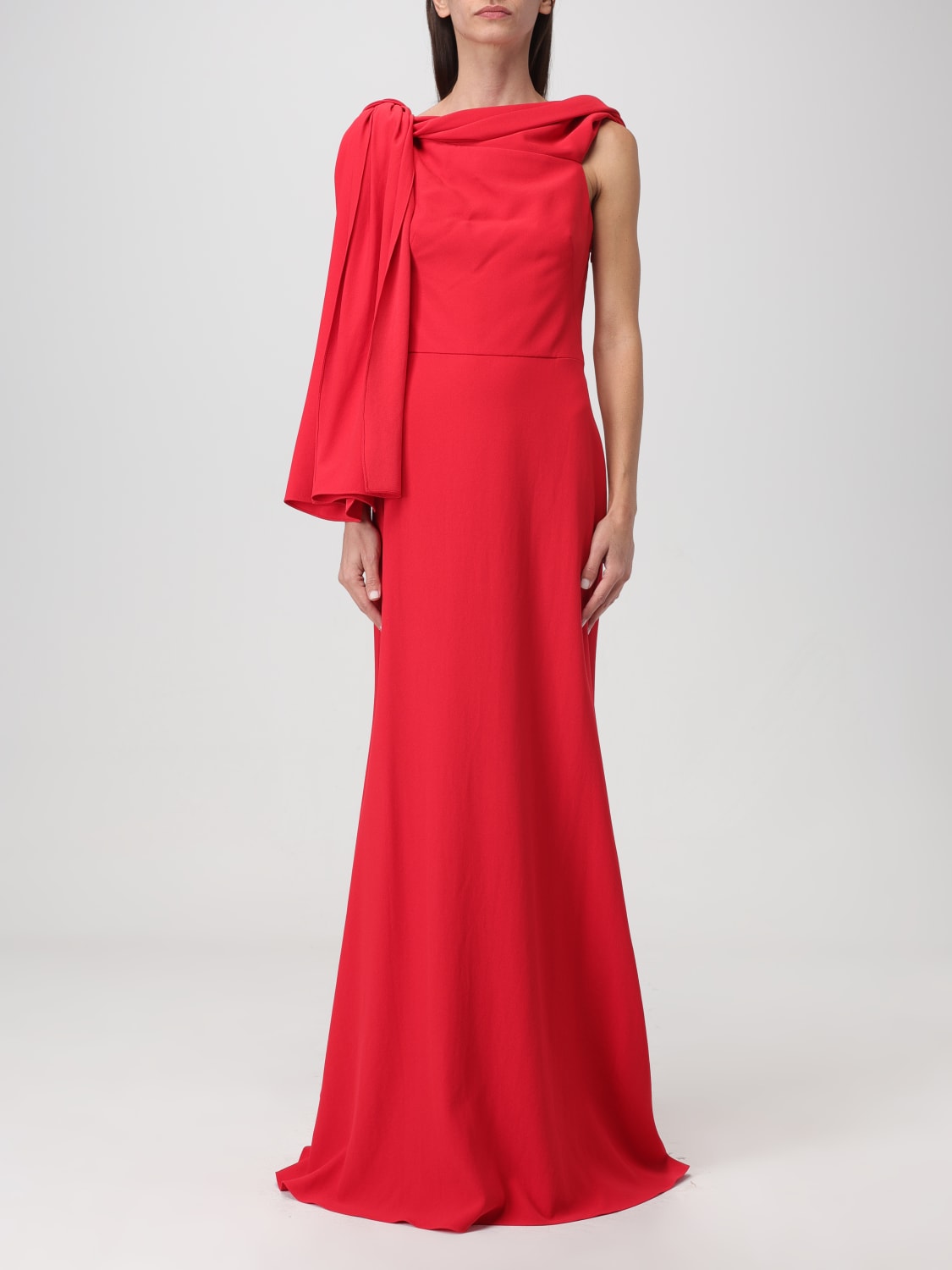 ワンピース ALEXANDER MCQUEEN Woman Dress Red 817641QMAC0 6136 Burgundy Draped Dress Alexander McQueen - Vitkac AS