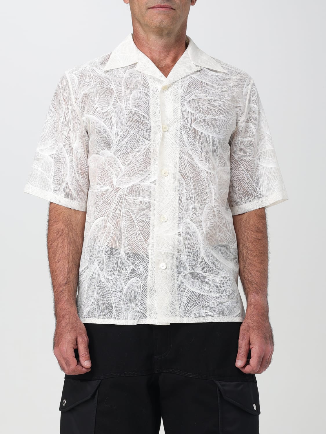 Giglio Camicia Alexander McQueen in chiffon