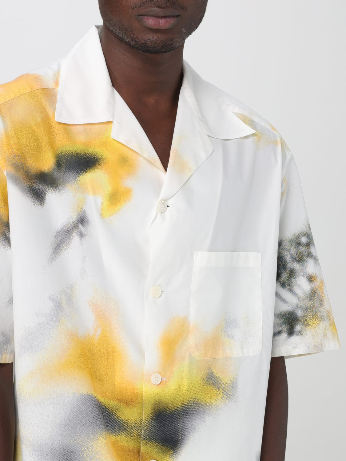 ALEXANDER MCQUEEN SHIRT: Alexander McQueen printed shirt, White - Img 5