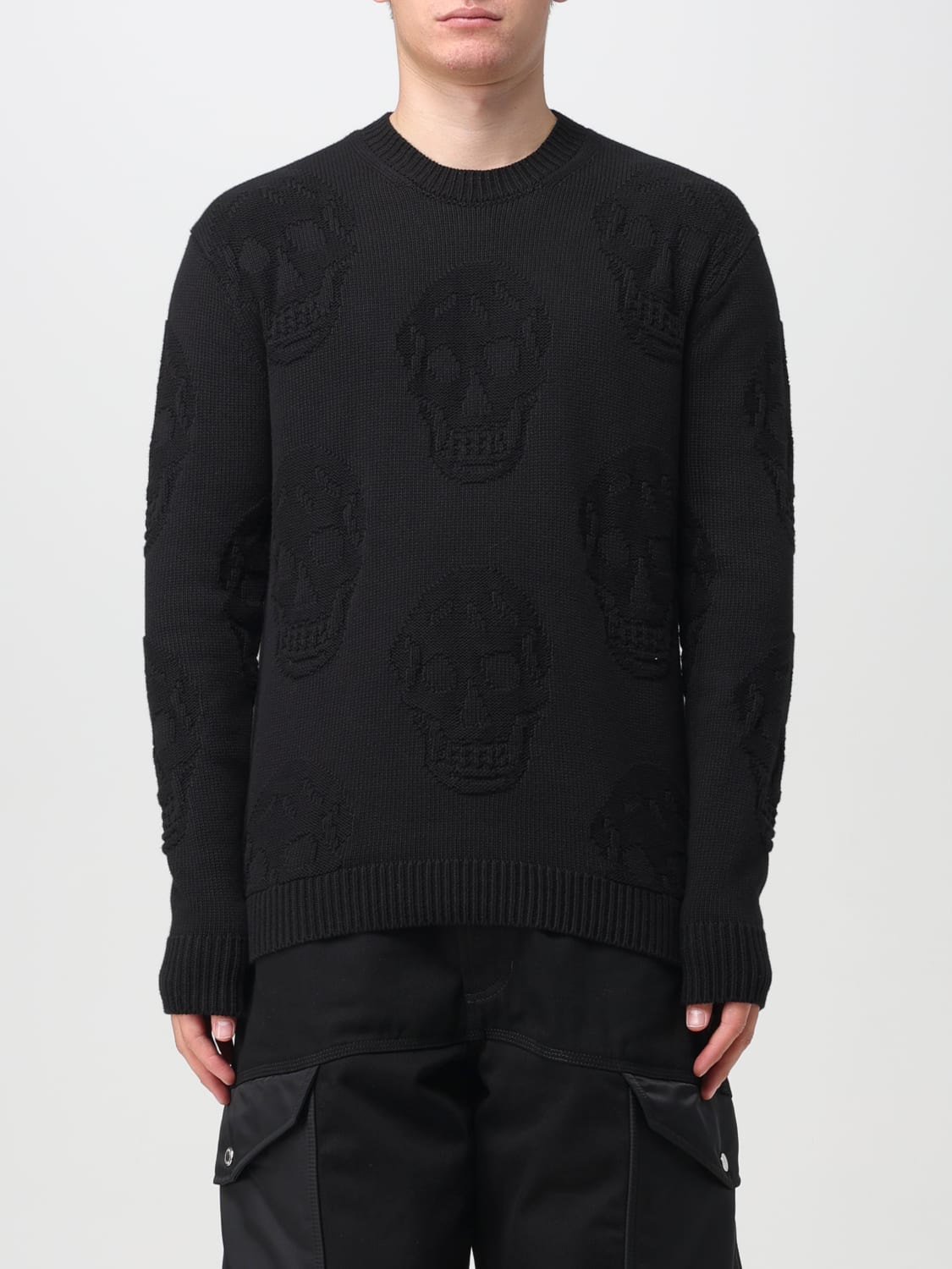 Giglio Maglia Alexander McQueen con Skull all-over