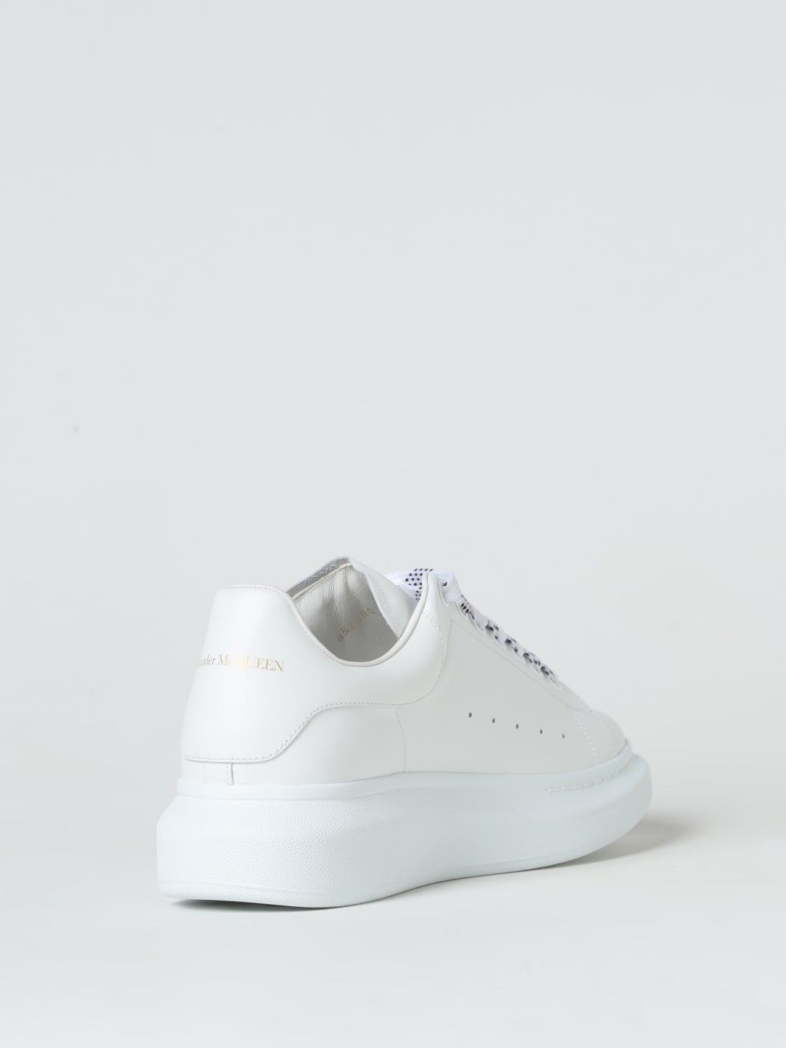 MCQUEEN SNEAKERS: McQueen Larry leather sneaker, White 1 - Img 3