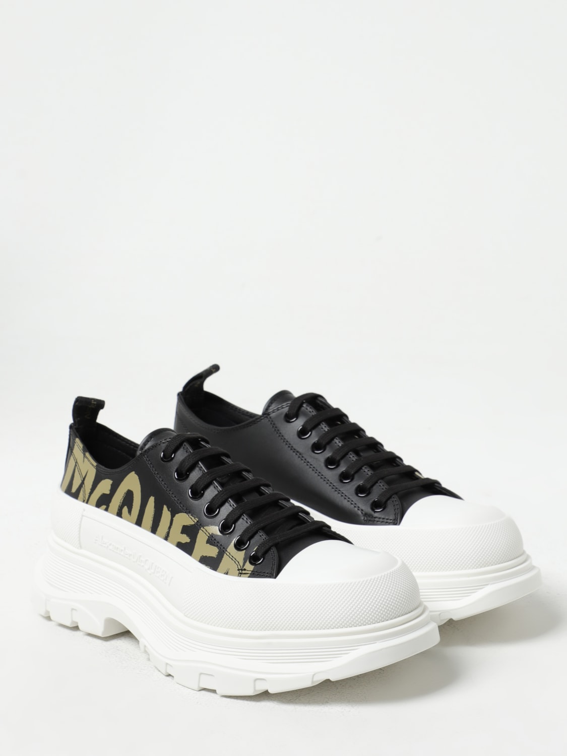 ALEXANDER MCQUEEN SNEAKERS: Sneakers herren Alexander McQueen, Schwarz - Img 2