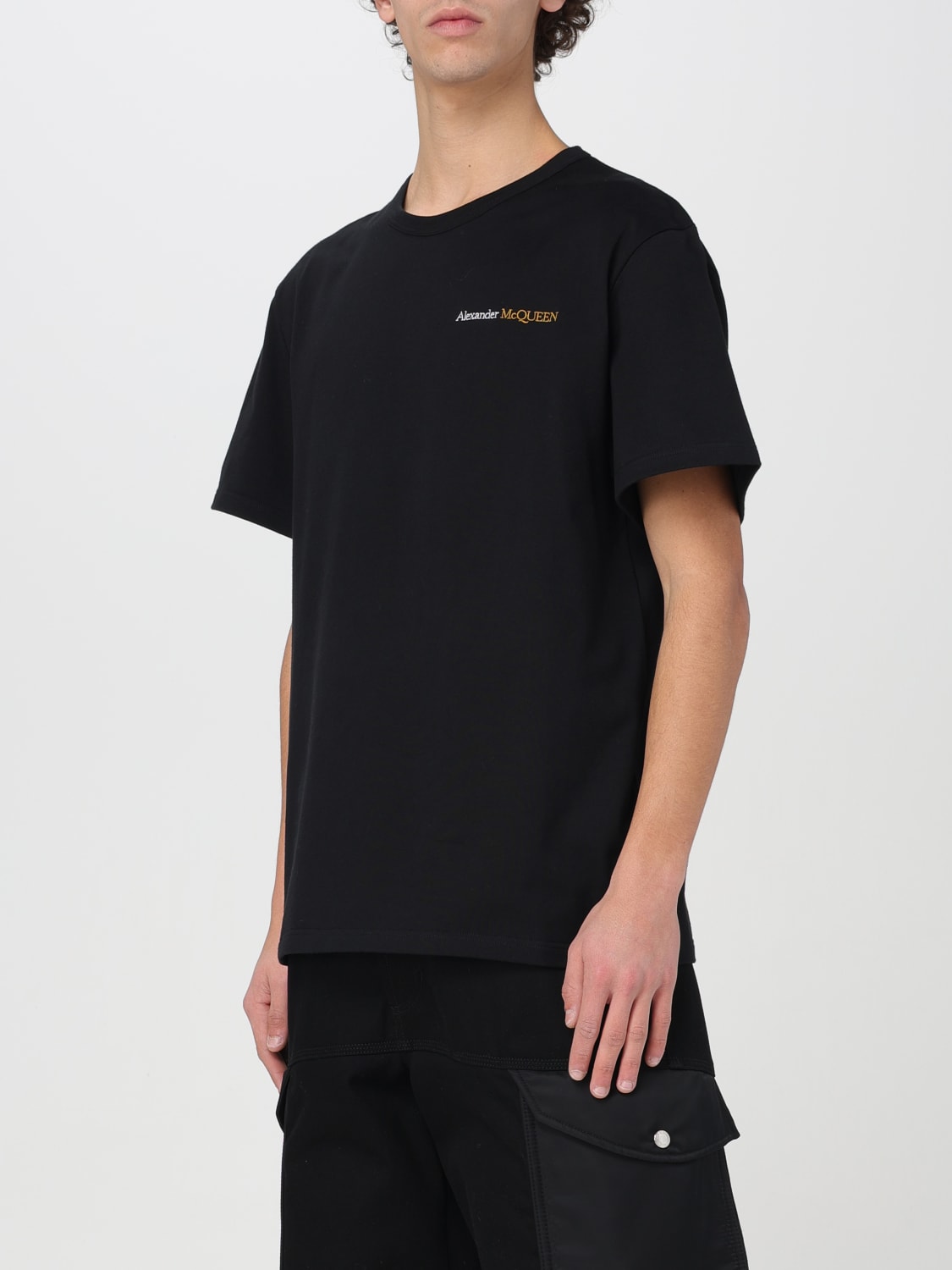 ALEXANDER MCQUEEN T-SHIRT: T-shirt men Alexander McQueen, Black - Img 4