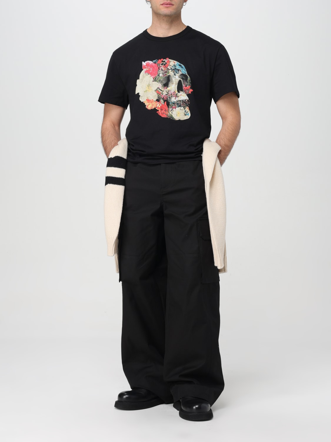 ALEXANDER MCQUEEN T-SHIRT: T-shirt men Alexander McQueen, Black - Img 2