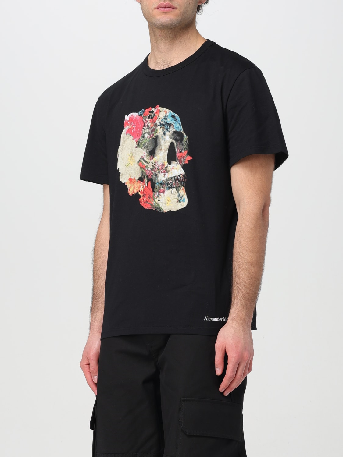 ALEXANDER MCQUEEN T-SHIRT: T-shirt men Alexander McQueen, Black - Img 4