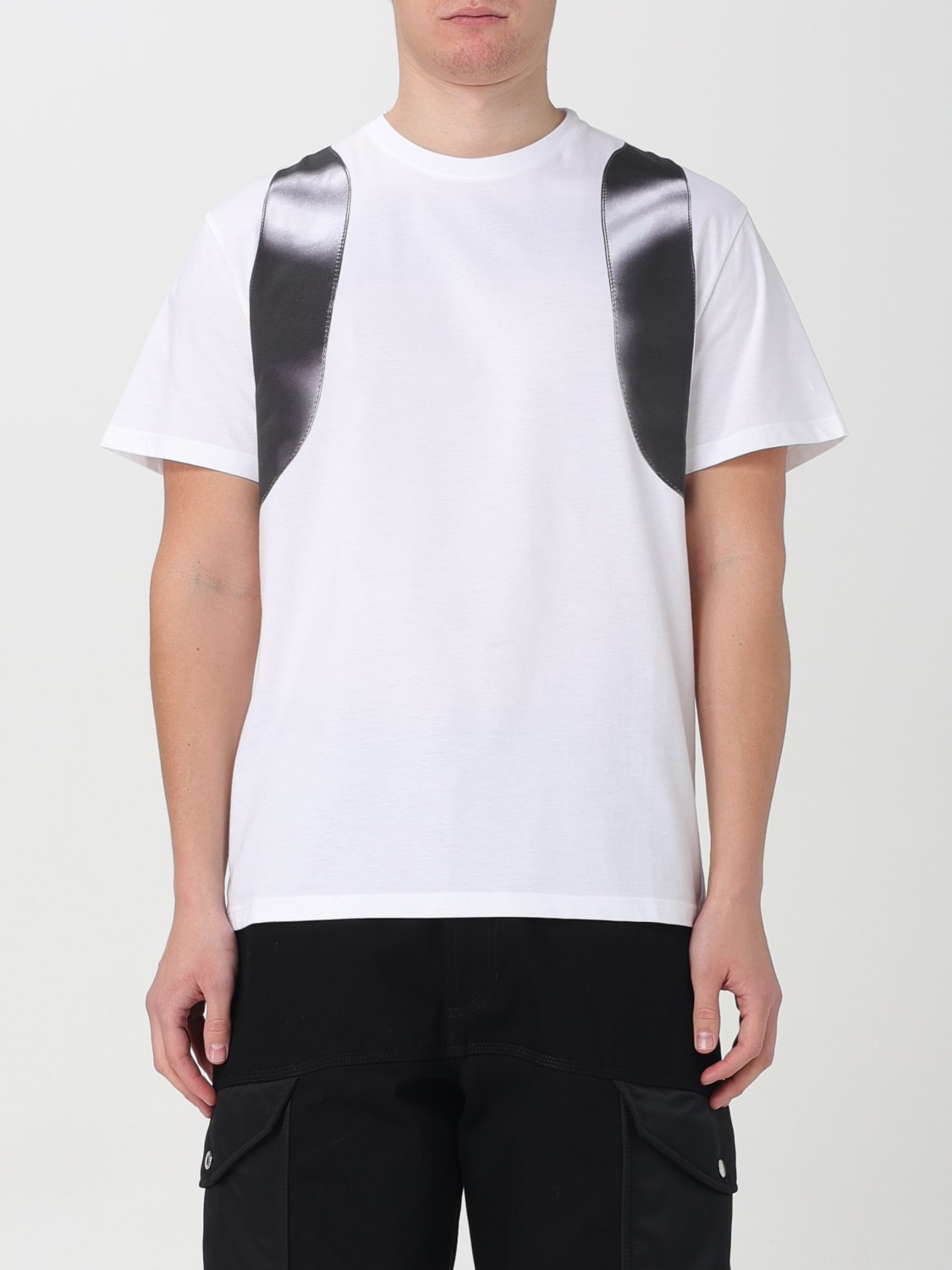 Giglio T-shirt Harness Alexander McQueen in cotone