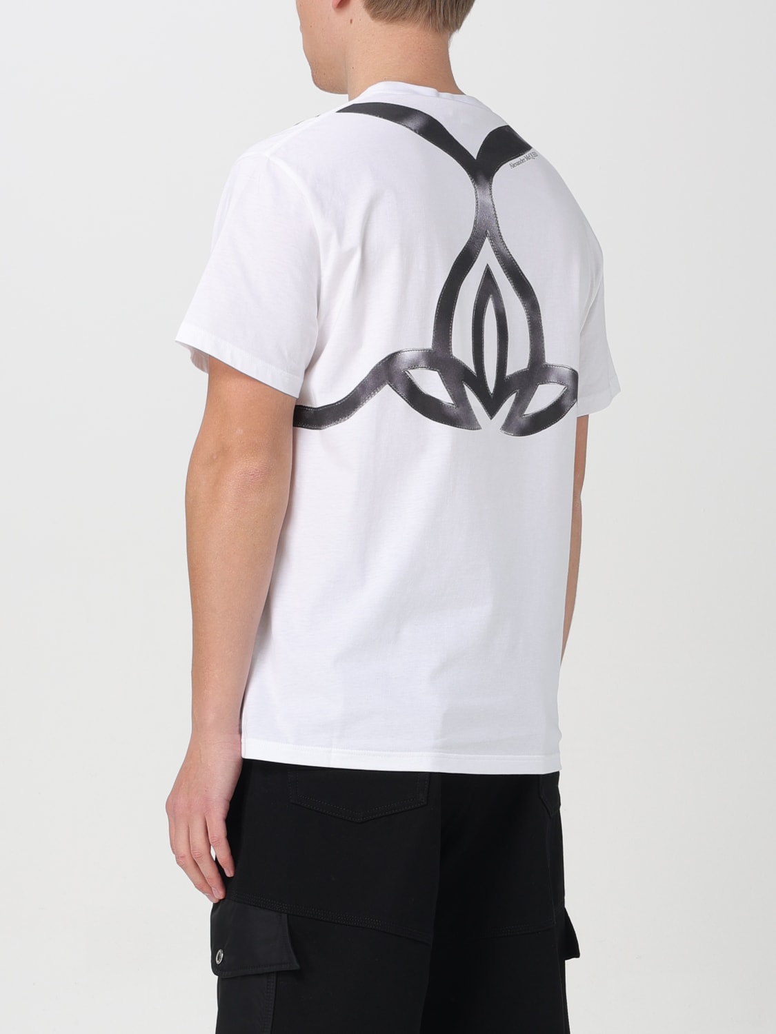 ALEXANDER MCQUEEN T-SHIRT: T-shirt men Alexander McQueen, White - Img 3