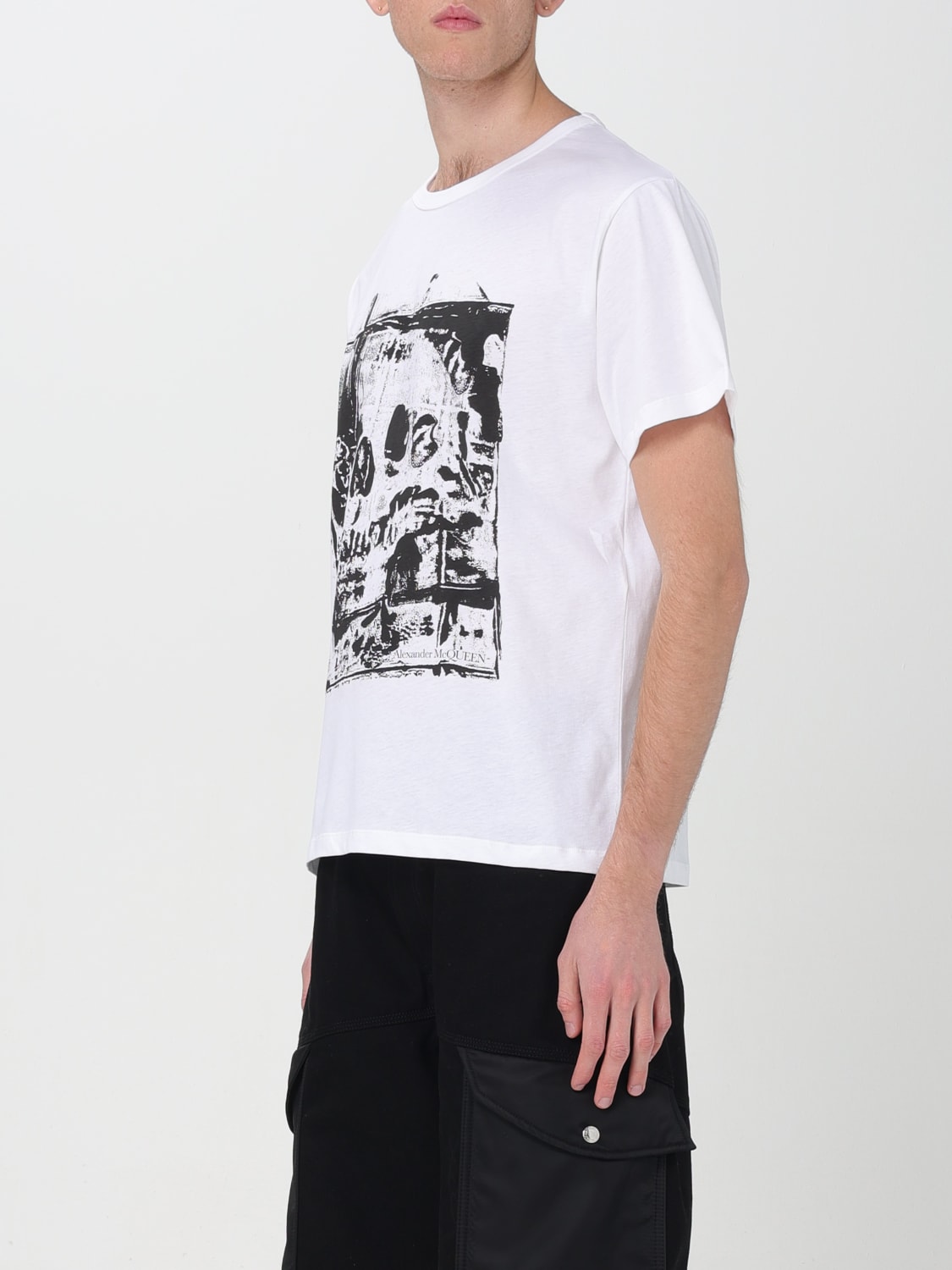 ALEXANDER MCQUEEN Tシャツ: Tシャツ メンズ Alexander McQueen, ホワイト - Img 4