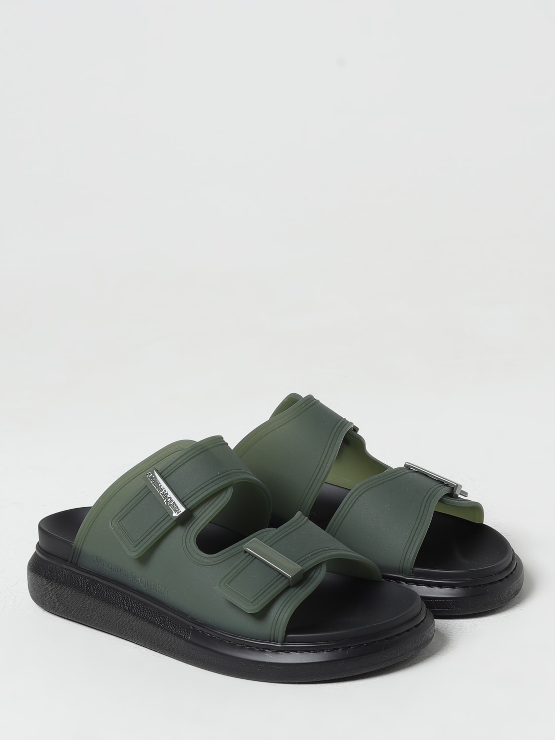 ALEXANDER MCQUEEN SANDALS: Shoes men Alexander McQueen, Military - Img 2