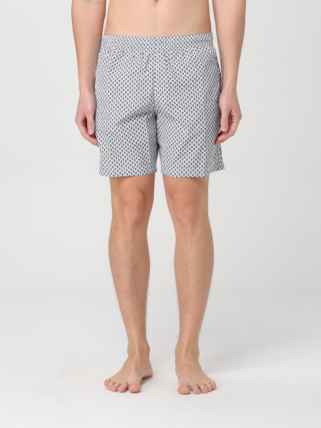 MCQUEEN BADEMODE: Bademode herren McQueen, Weiß - Img 1