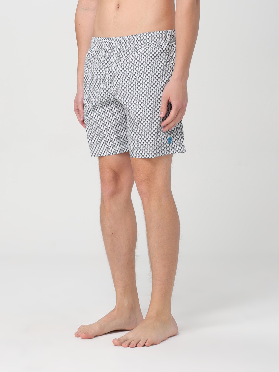 MCQUEEN BADEMODE: Bademode herren McQueen, Weiß - Img 3