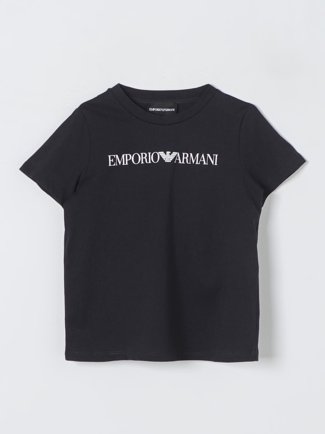 Emporio Armani Outlet T shirt kids Kids Navy Emporio Armani t shirt 8N4TN51JPZZ online at GIGLIO.COM