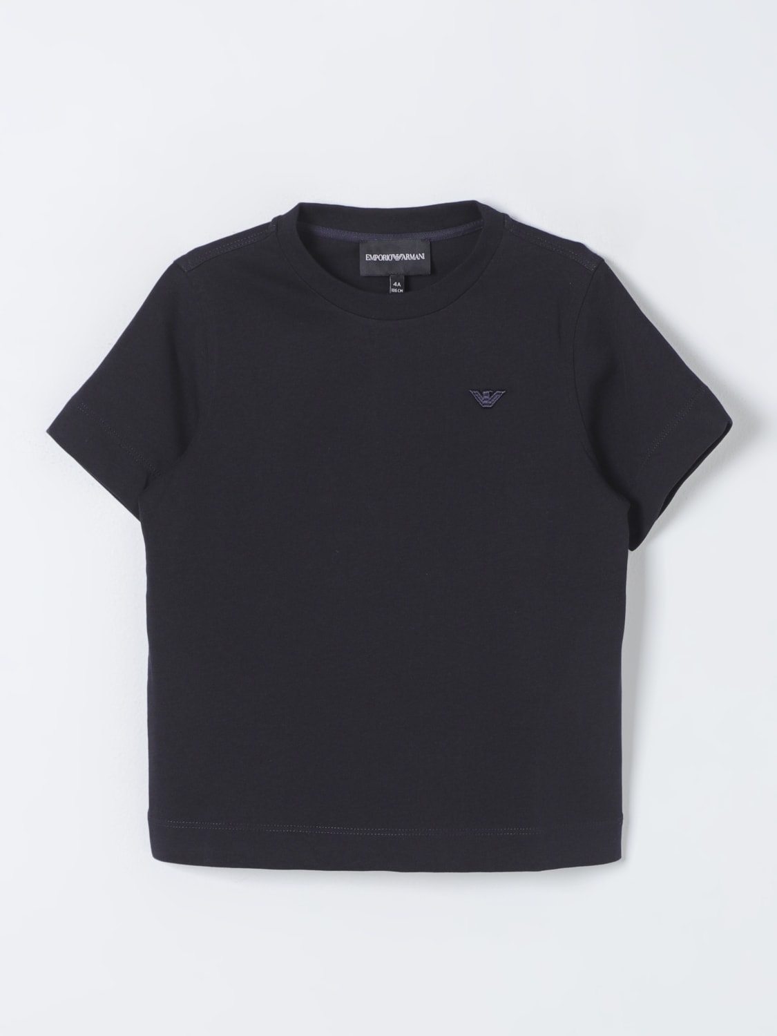 Emporio Armani Outlet T shirt bambino kids Blue T Shirt Emporio Armani 3D4TJQ1JWZZ online su GIGLIO.COM