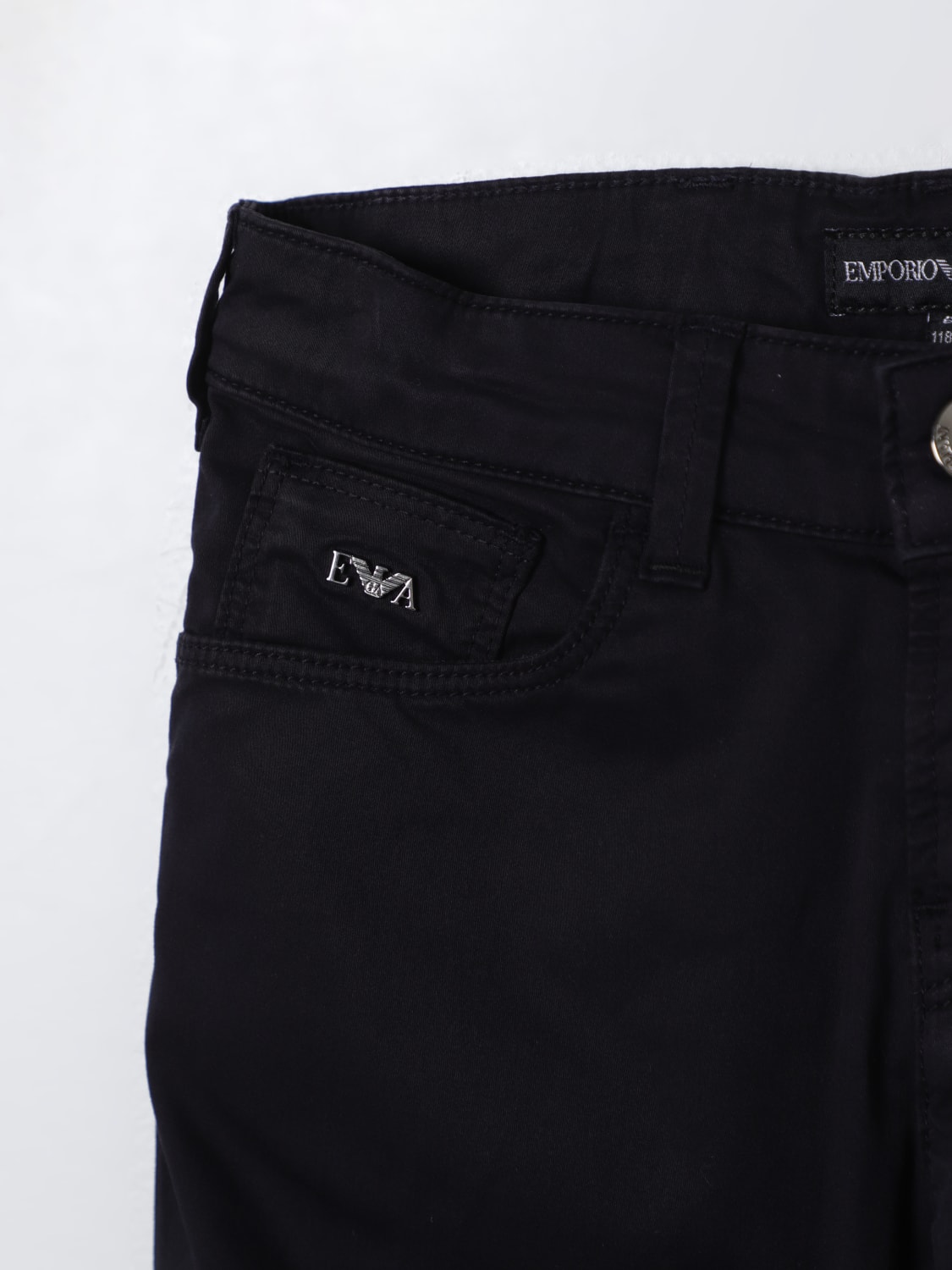 EMPORIO ARMANI HOSE: Hose kinder Emporio Armani Kids, Blau - Img 3