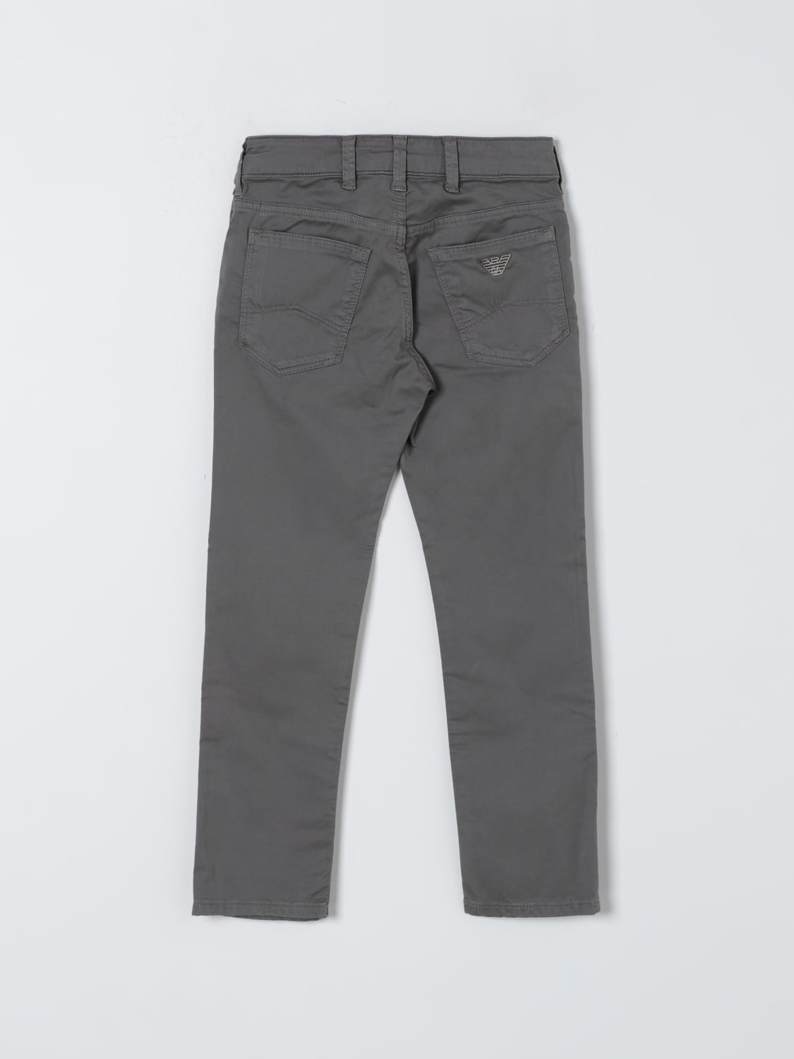 EMPORIO ARMANI PANTS: Pants kids Emporio Armani Kids, Grey - Img 2