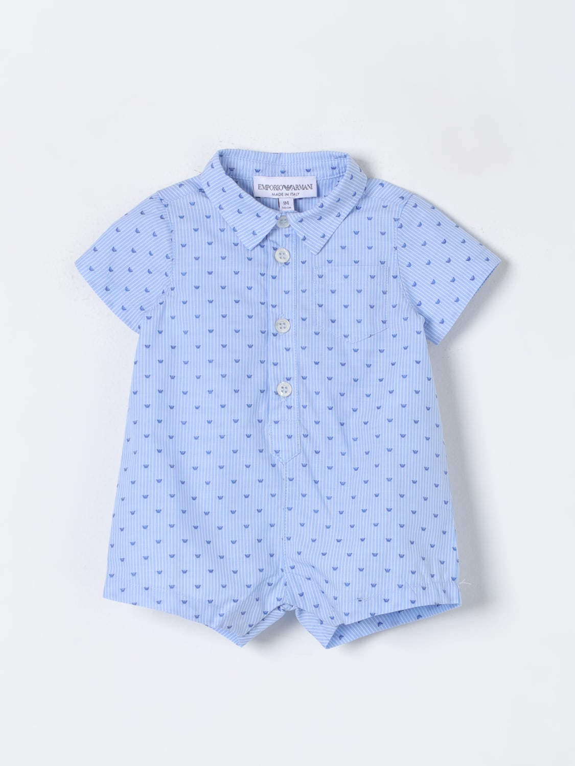 Emporio Armani Outlet Kids baby romper Blue Emporio Armani tracksuits 3DND11NN0QZ online at GIGLIO.COM