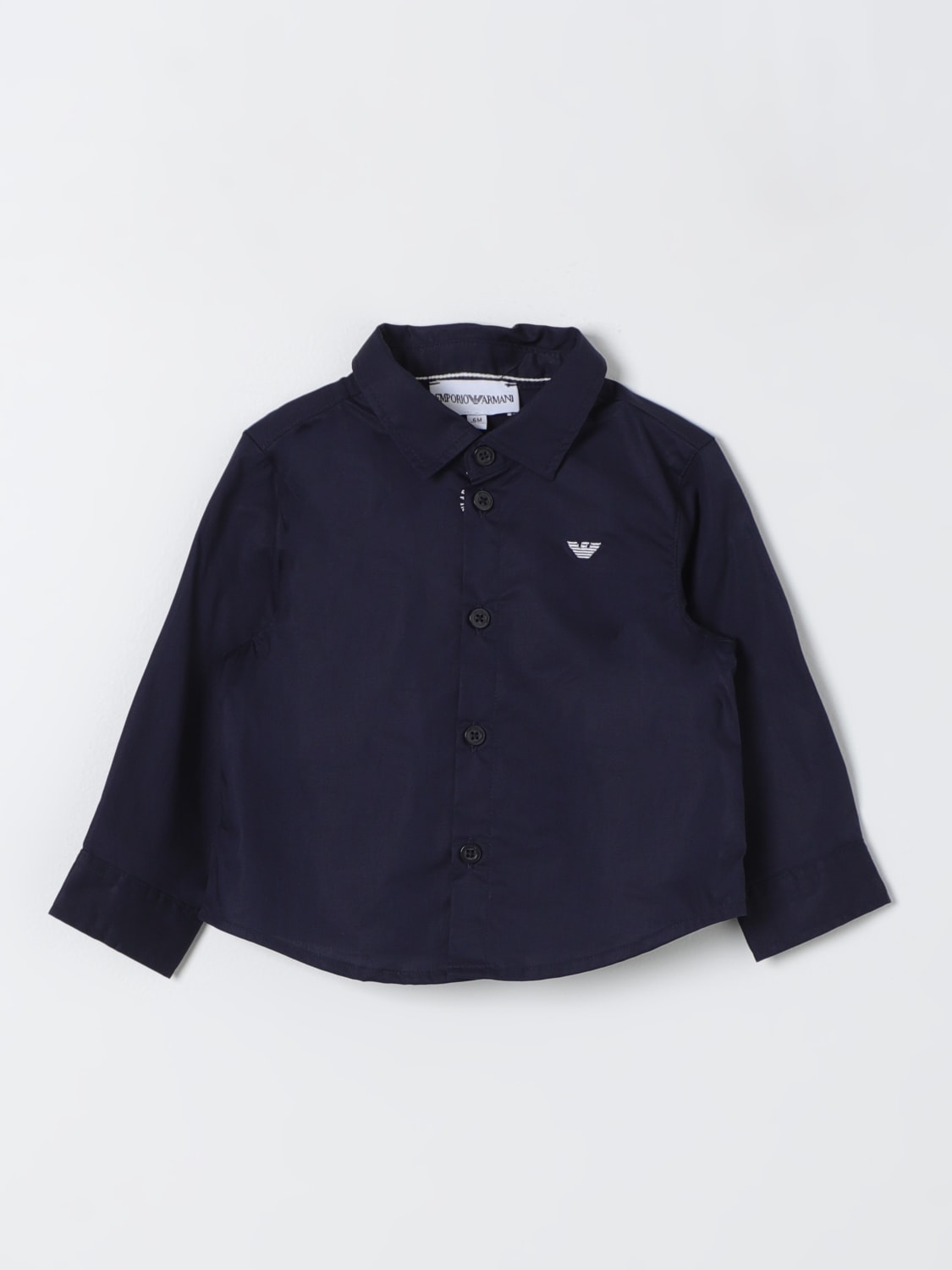Emporio Armani Outlet Shirt kids Kids Blue Emporio Armani shirt 8NHC014NGDZ online at GIGLIO.COM