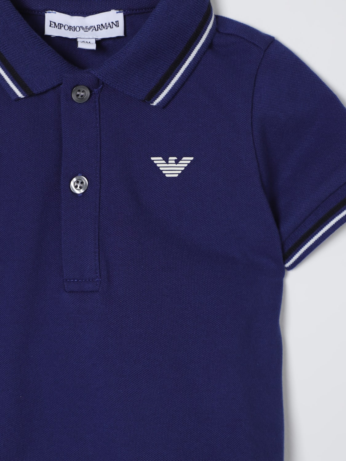 Armani polo shirt junior store