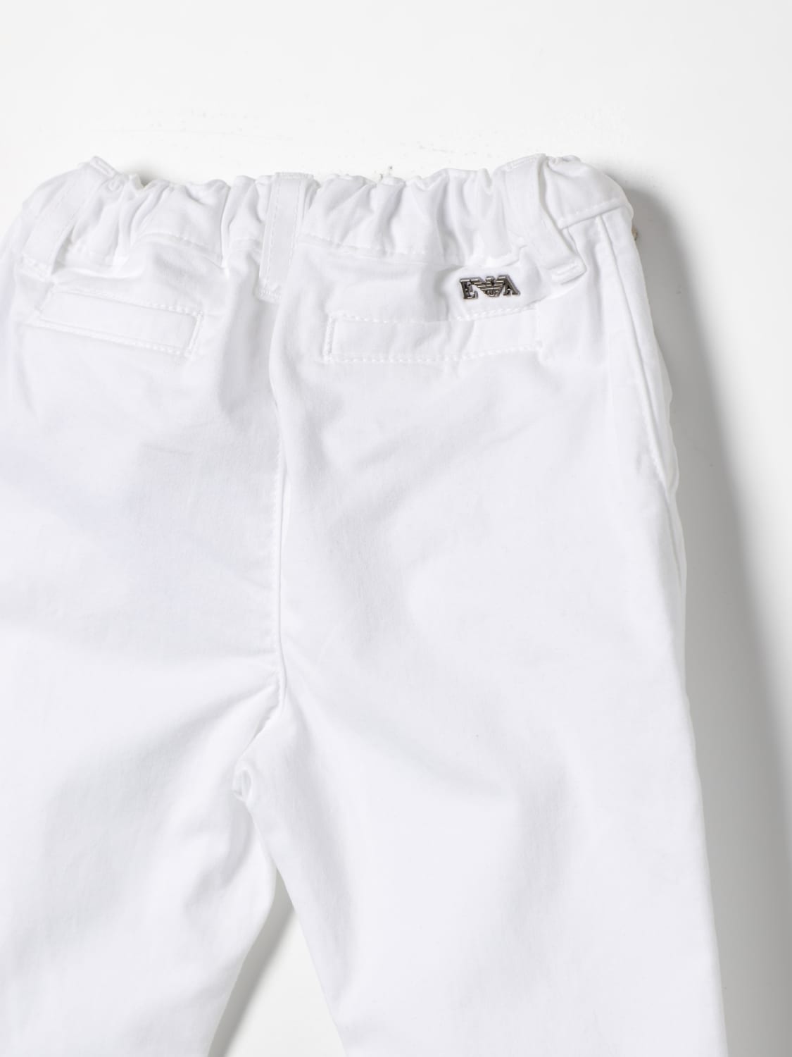 EMPORIO ARMANI PANTS: Pants kids Emporio Armani Kids, White - Img 3