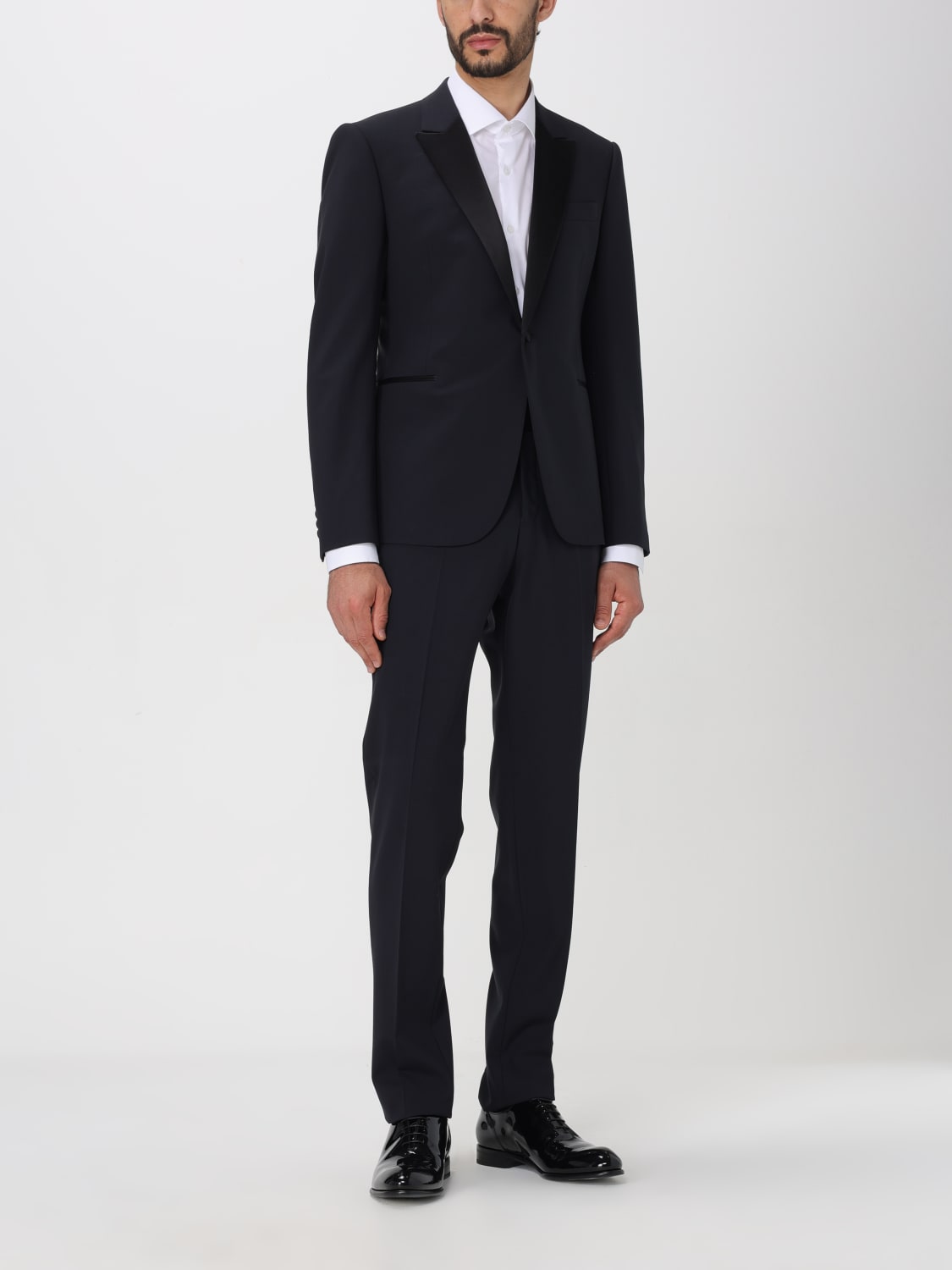 EMPORIO ARMANI Suit men Navy Emporio Armani suit E31VMU01506 online at GIGLIO.COM