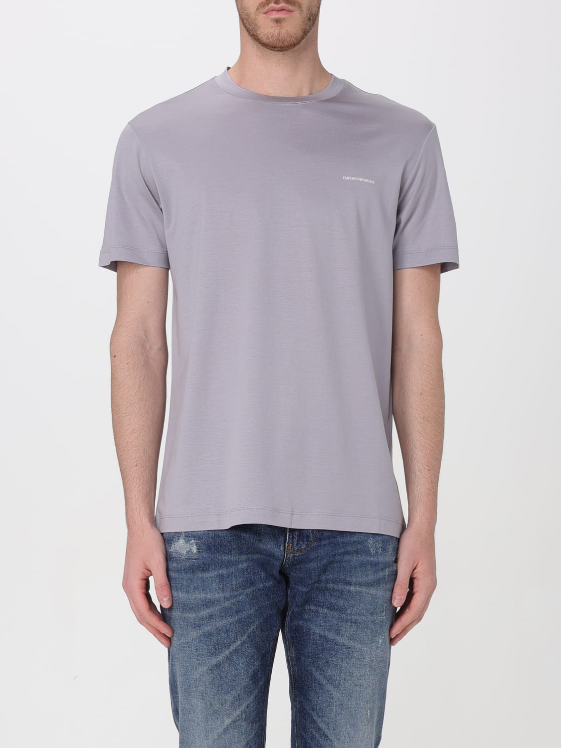 EMPORIO ARMANI T shirt homme Lilas T Shirt Emporio Armani 8N1TD81JUVZ en ligne sur GIGLIO.COM