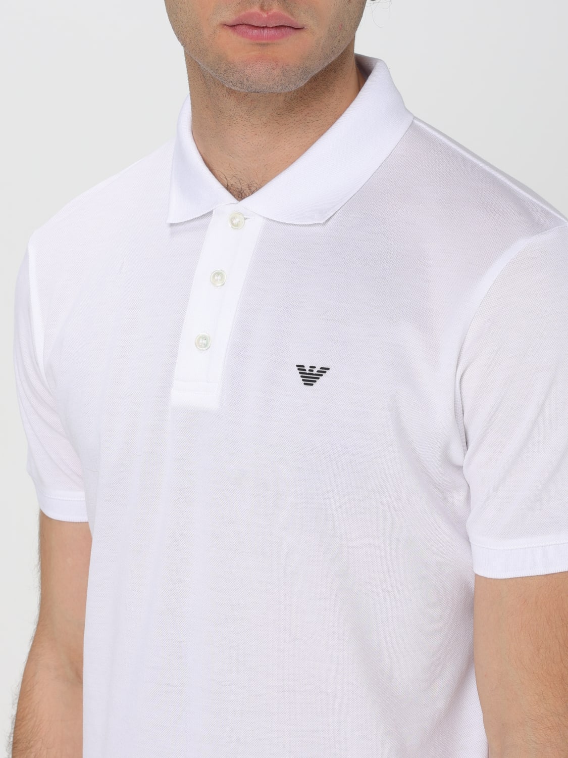 White armani polo on sale
