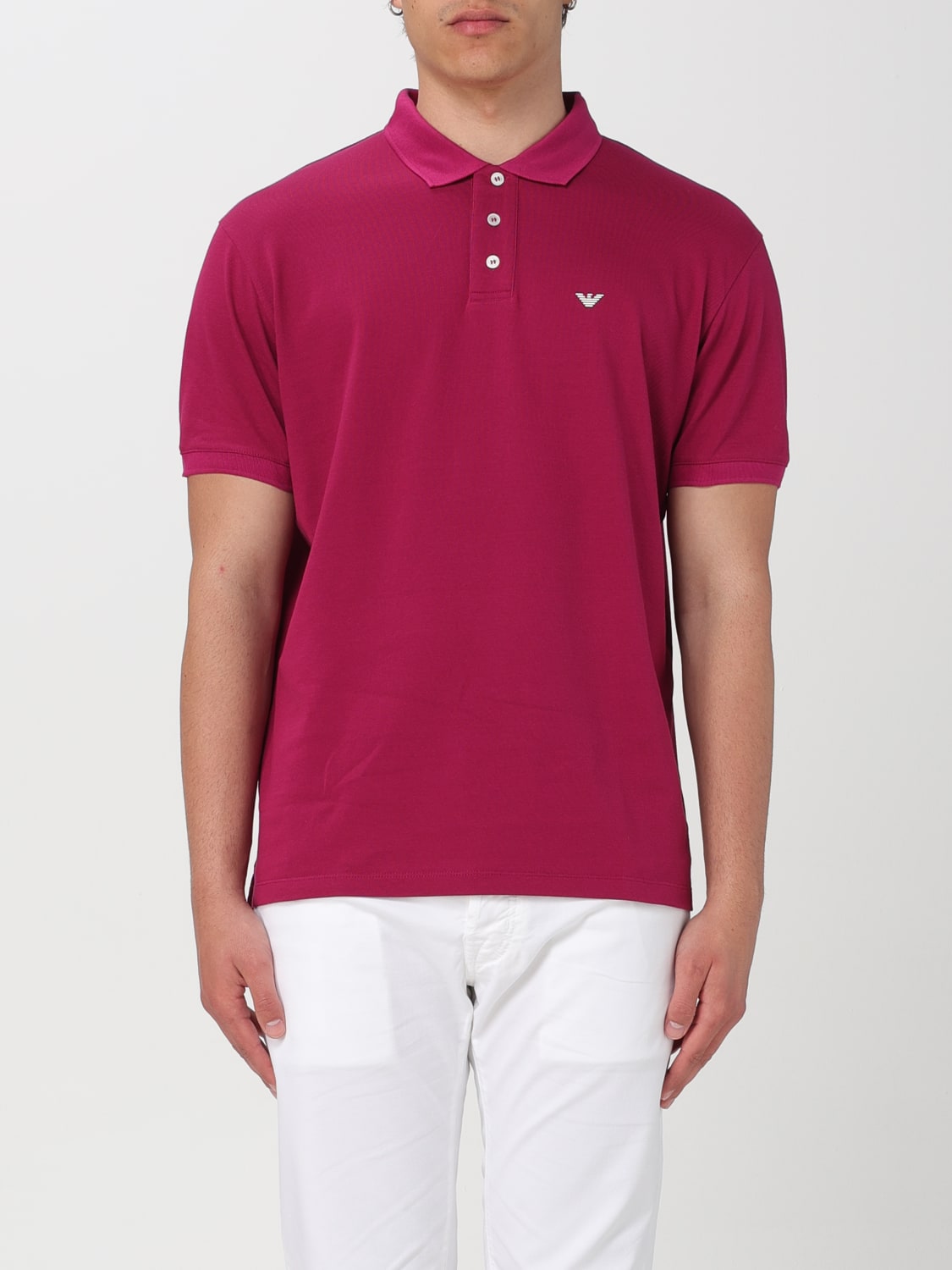 Giglio Polo Emporio Armani in cotone con logo