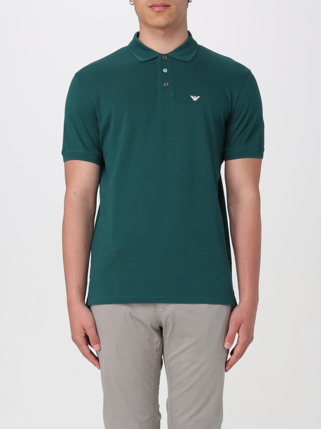 Green armani polo shirt 2025