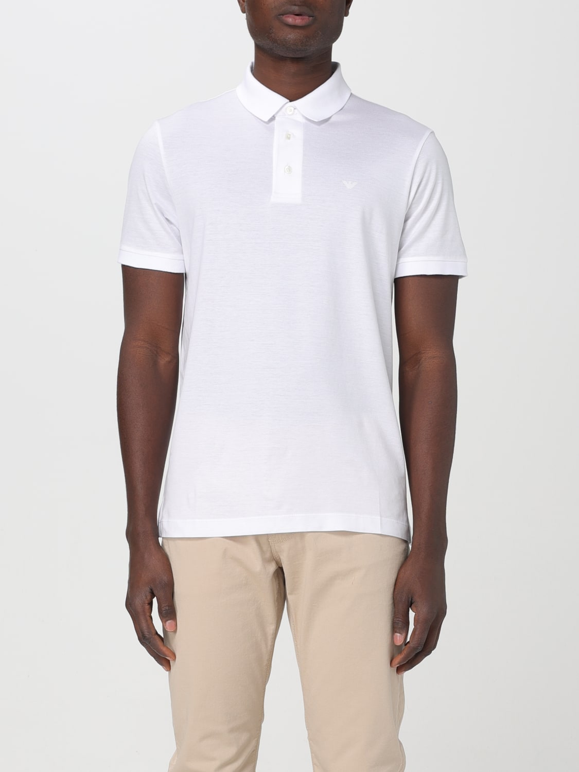 Emporio Armani Outlet Polo homme Blanc Polo Emporio Armani 8N1F961JUVZ en ligne sur GIGLIO.COM
