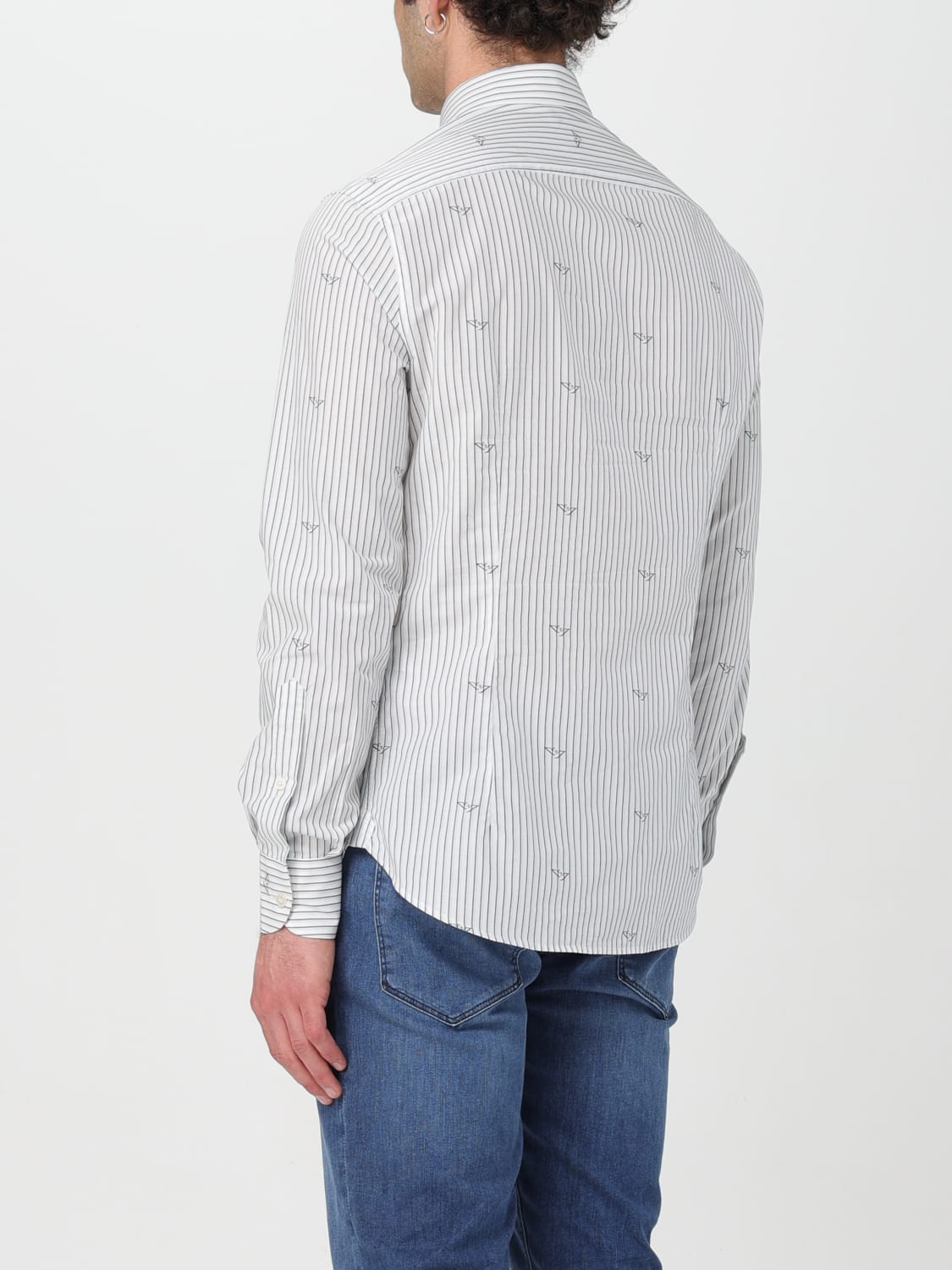 EMPORIO ARMANI SHIRT: Shirt men Emporio Armani, Blue - Img 2