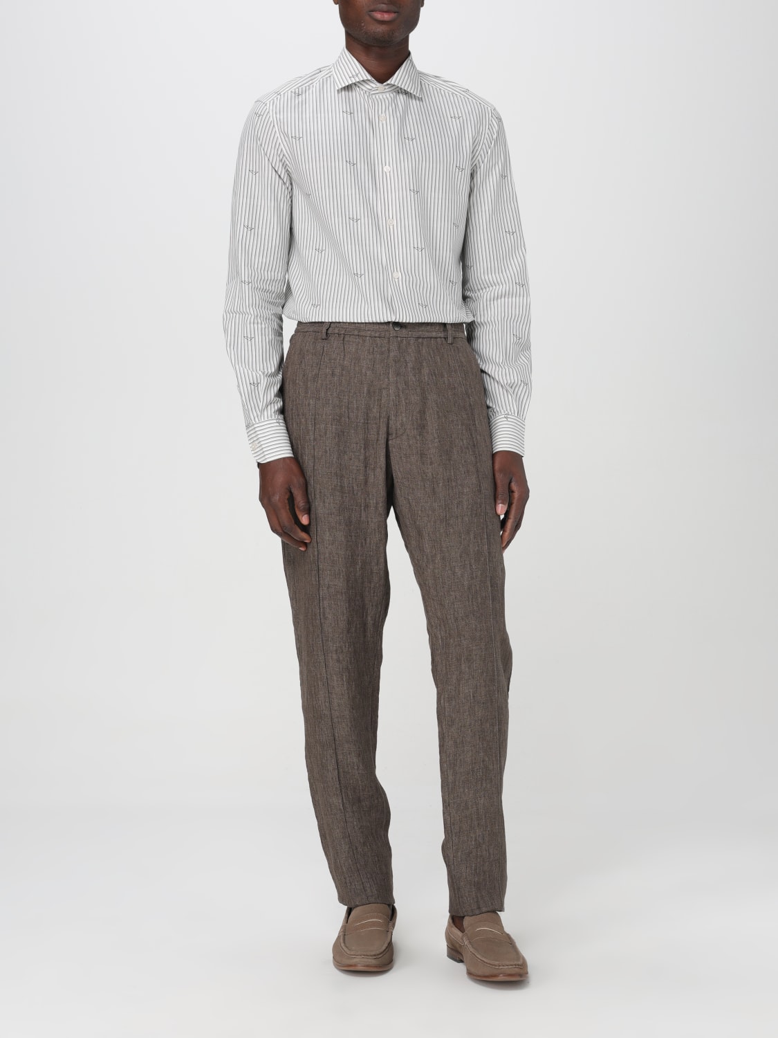 EMPORIO ARMANI HEMD: Hemd herren Emporio Armani, Grau - Img 2