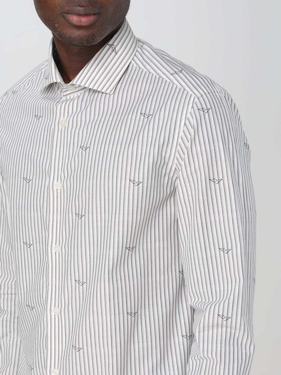 EMPORIO ARMANI HEMD: Hemd herren Emporio Armani, Grau - Img 4