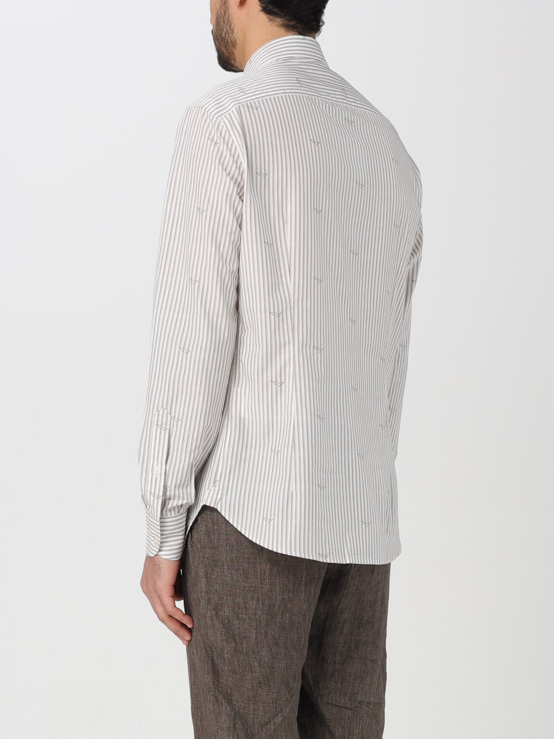 EMPORIO ARMANI HEMD: Hemd herren Emporio Armani, Beige - Img 3