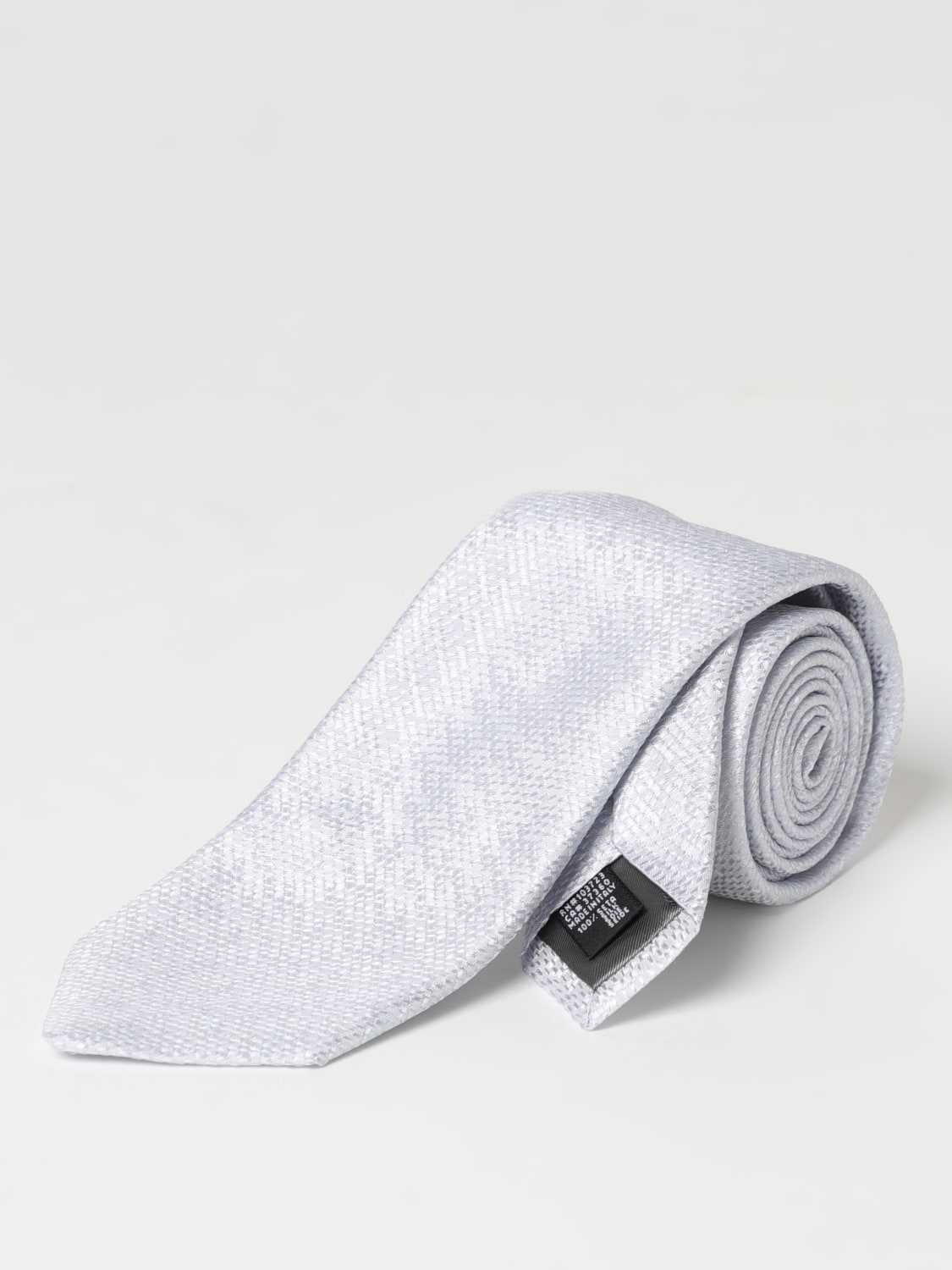 Giglio Cravatta Emporio Armani in seta jacquard