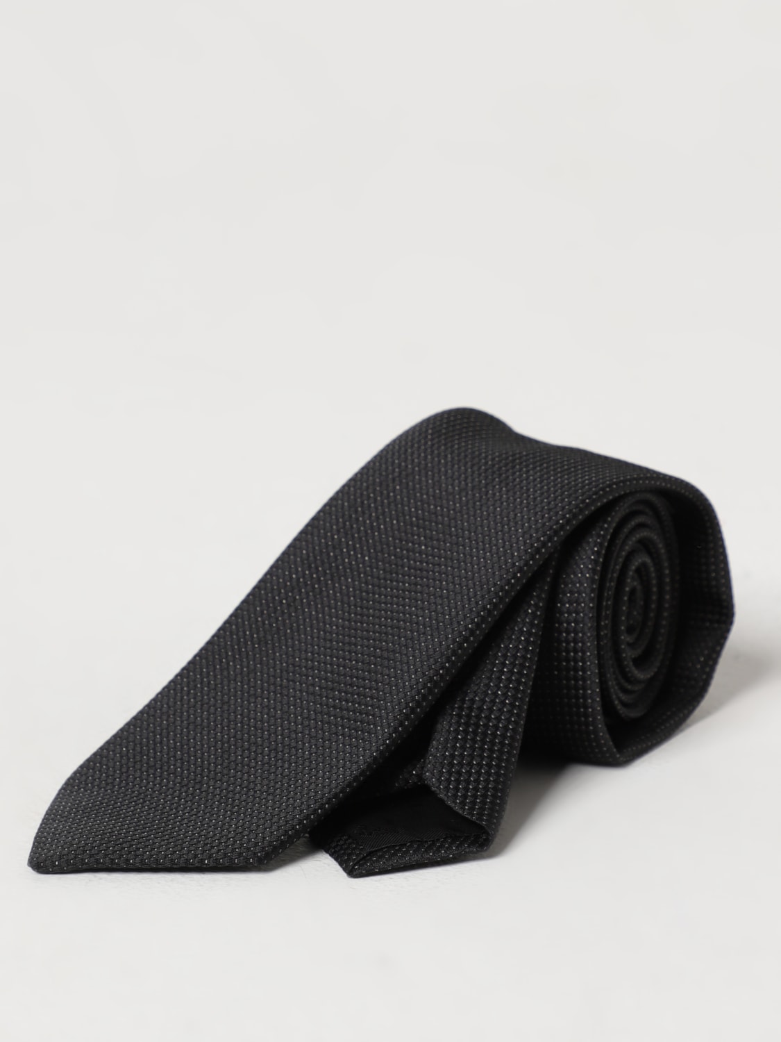 Giglio Cravatta Emporio Armani in misto seta jacquard